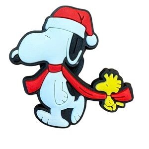 Snoopy & Woodstock Christmas Croc Charm